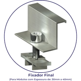 Segunda imagem do produto Estrutura De Fixação Monoposte 3 Painéis Solo Simples Perfix