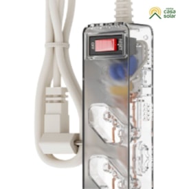 Segunda imagem do produto Filtro de linha com Protetor Contra Surtos (DPS) 10A 127/220V 3 Pinos - Clamper