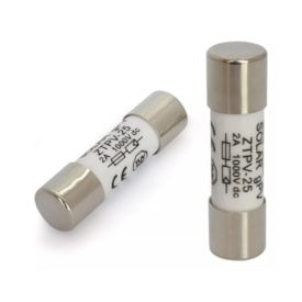 Fusível Cartucho Para Corrente Contínua 15A - 110VCC 10X38 ADLER