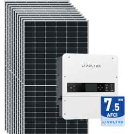 Gerador Solar Hibrido SUN21 700kWh/mês ou 5,85kWp Livoltek 7,5kW Mono 220V