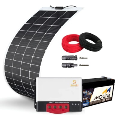 Gerador Solar SUN 21 GSG com potencia de 250W para Uso Isolado da Rede