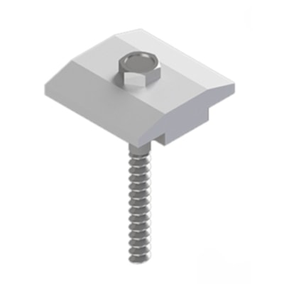 Grampo Intermediário Thunder Para Trilho Solar - Solar Group SGEND-35MM