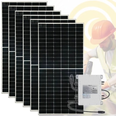 Instalação Kit Solar para Economia até 1198kWh/mês - BH e Região