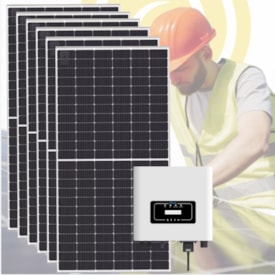 Instalação Kit Solar para Economia até 1198kWh/mês Livoltek - BH e Região