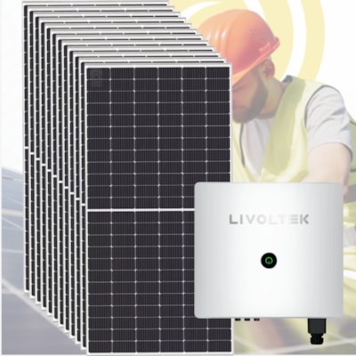 Segunda imagem do produto Instalação Kit Solar para Economia até 870kWh/mês Livoltek - BH e Região