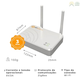 Segunda imagem do produto Interface de Monitoramento Wi-fi para Microinversores YC600 e YC1200 - APsystems (ECU)
                                            