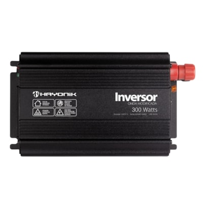 Inversor 300W Onda Modificada 12/220v Hayonik - PW-HAY300