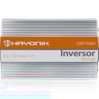 Inversor de 1000W 12V/127V Onda Senoidal Hayonik Inversor de 1000W 12V/127V Onda Senoidal Hayonik