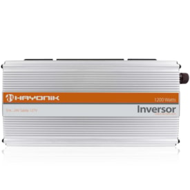 Segunda imagem do produto Inversor de 1200W 24V/127V Onda Modificada com Porta USB Hayonik - Bom