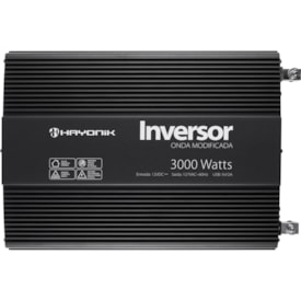 Segunda imagem do produto Inversor de 3000W 12V/127V Onda Modificada Hayonik - PW-HAY3000