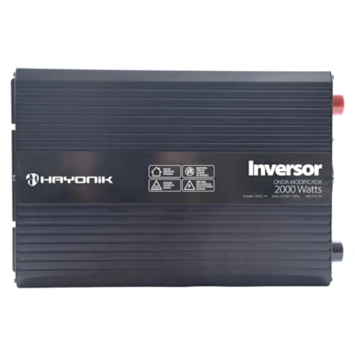 Inversor De Tensão 2000W 12V/127V Onda Modificada Hayonik - MSW112