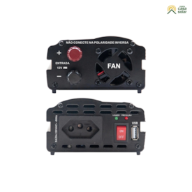 Segunda imagem do produto Inversor De Tensão 500W 12V/220V Onda Modificada Hayonik - MSW1205