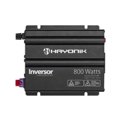 Inversor De Tensão 800W 12V/127V Onda Modificada Hayonik - MSW1208