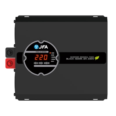 Inversor De Tensão Onda Senoidal 1500W 12/220V Black - JFA