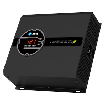 Segunda imagem do produto Inversor De Tensão Onda Senoidal 2000W 12/127V Black - JFA