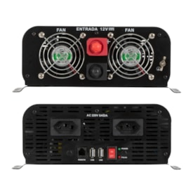 Segunda imagem do produto Inversor de Tensão Onda Senoidal 2000W 12V/220V PSW122 - Hayonik