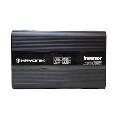 Inversor de Tensão Solar 2000W 24/127V Senoidal Hayonik HAY-PSW212 - Outlet