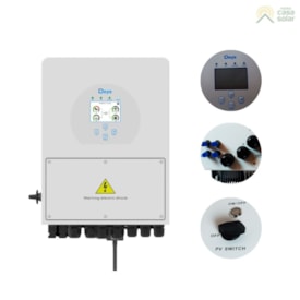Segunda imagem do produto Inversor Híbrido 3,6kW 220V Monofásico 2MPPT C/ Wi-fi Deye - SUN-3,6K-SG04LP1-EU