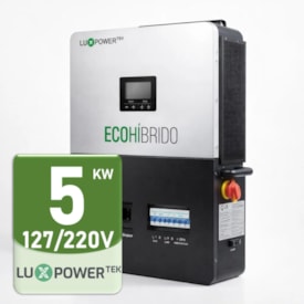 Inversor Híbrido 5kW 127V/220V Bifásico 1MPPT Luxpower - SNA5000-BR-E ECO AFCI