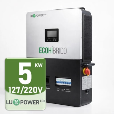 Inversor Híbrido 5kW 127V/220V Bifásico 1MPPT Luxpower - SNA5000-BR-E ECO AFCI