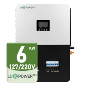 Inversor Híbrido 6kW 127V/220V Bifásico 2MPPT Luxpower SNA6000-BR-E ECO