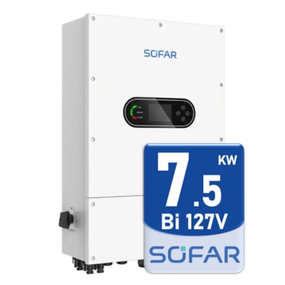 Segunda imagem do produto Inversor Híbrido 7,5kW 127/220V Bifásico 2MPPT Sofar HYD-7.5K-LSP1
