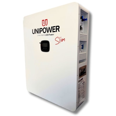 Segunda imagem do produto Inversor Solar All In One 4,5kW 48/127V com Litio 4,8kW Unipower Slim U HOME4.5K4800