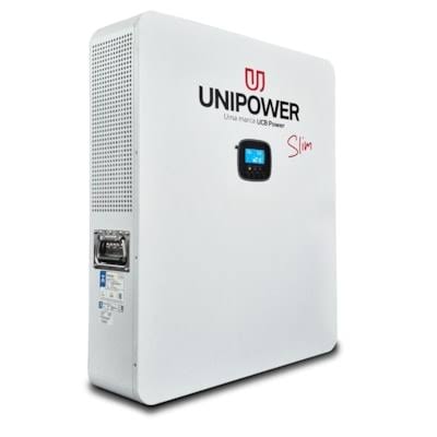 Inversor Solar All In One 5kW 48/220V com Litio 4,8kW Unipower Slim U HOME5K4800