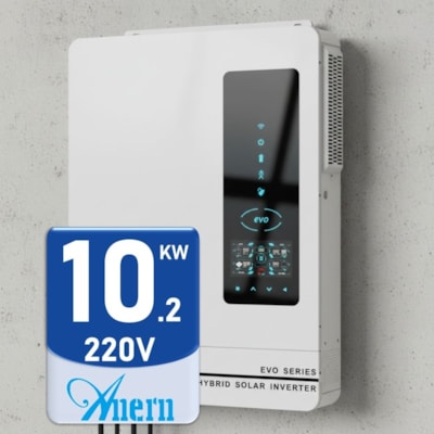 Inversor Solar Carregador 10,2kW 48V 220V MPPT 160A Anern EVO10200