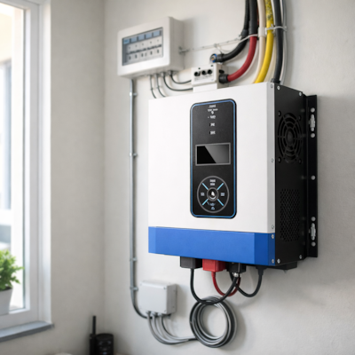 Inversor Solar Carregador 5kW 48V Bifásico 1MPPT 100A Anern - AN-SPI-5000110/220V