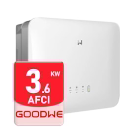 Segunda imagem do produto Inversor Solar Híbrido 3,6kW 220V Monofásico 2MPPT C/Wifi Goodwe GW3600 ESBR20