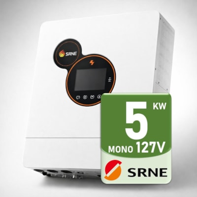 Inversor Solar Hibrido Off-Grd 5kW 48/127V SRNE HYP4850U100 H