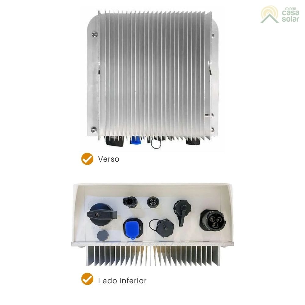 Inversor Solar Monofásico 1,5kW 220V 1 MPPT Growatt - MIC1500TL X