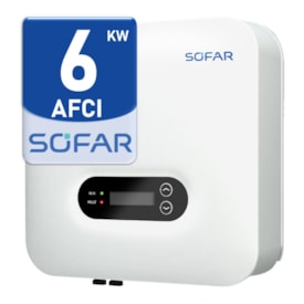 Inversor Solar Monofásico 6kW 220V 1MPPT Com WiFi e AFCI Sofar - 6KTLM G3 AFCI