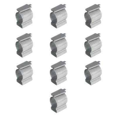 Kit 10 Unidades Abraçadeira Galvanizada Tipo Cunha 1