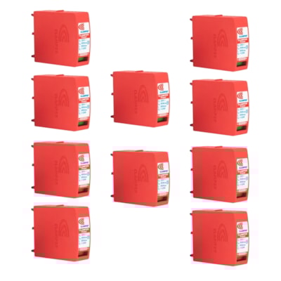 Kit 10 Unidades Refil Plugue p/ Protetor De Surto DPS CA 275V 45kA Clamper