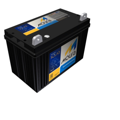 Segunda imagem do produto  Kit 12 Baterias Estacionarias Moura 111Ah 12V (antiga 105Ah) - 12MS111