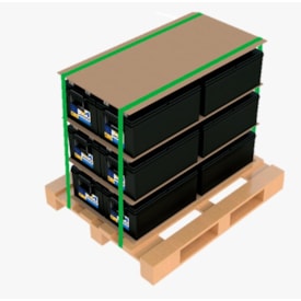  Kit 12 Baterias Estacionarias Moura 111Ah 12V (antiga 105Ah) - 12MS111