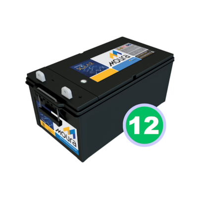 Kit 12 Baterias Estacionarias Moura 234Ah 12V (antiga 220Ah) - 12MS234