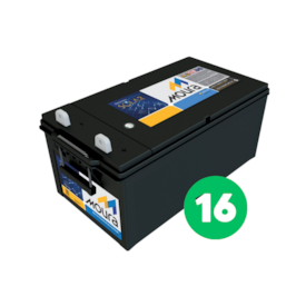 Kit 16 Baterias Estacionarias Moura 234Ah 12V (antiga 220Ah) - 12MS234