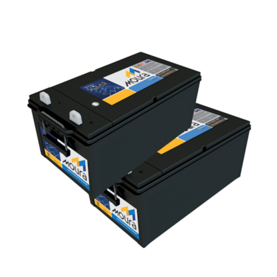 Kit 2 Baterias Estacionarias Moura 234Ah 12V (antiga 220Ah) - 12MS234