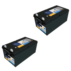 Kit 2 Baterias Estacionarias Moura 234Ah 12V (antiga 220Ah) - 12MS234