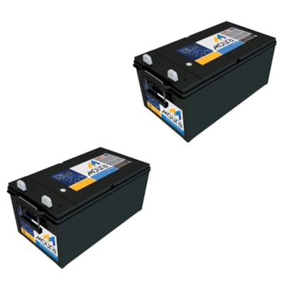 Kit 2 Baterias Estacionarias Moura 234Ah 12V (antiga 220Ah) - 12MS234