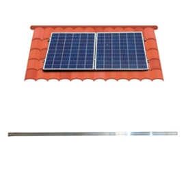 Kit 2 Perfis de Alumínio H 2400mm Para Telhado Pratic Lite Romagnole - Outlet
                                            