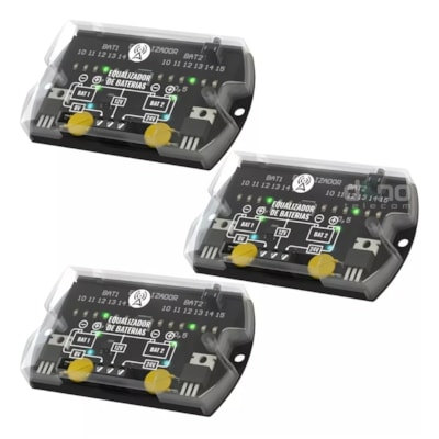 Kit 3 Equalizador Balanceador Para Banco De Baterias - Jfa 12v/24v
