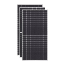 Kit 3 Placas Solar 585W Monocristalino Bifacial HALF-CELL OSDA