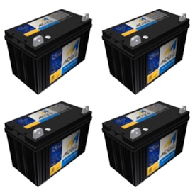 Kit 4 Baterias Estacionarias Moura 111Ah 12V (antiga 105Ah) - 12MS111