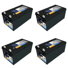 Kit 4 Baterias Estacionarias Moura 234Ah 12V (antiga 220Ah) - 12MS234