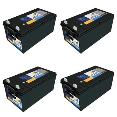 Kit 4 Baterias Estacionarias Moura 234Ah 12V (antiga 220Ah) - 12MS234
