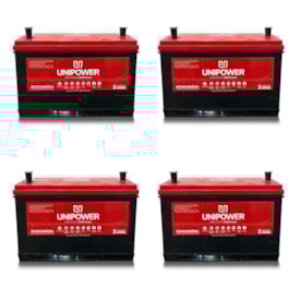 Kit 4 Baterias Solar Unipower 105Ah - UPMF12105